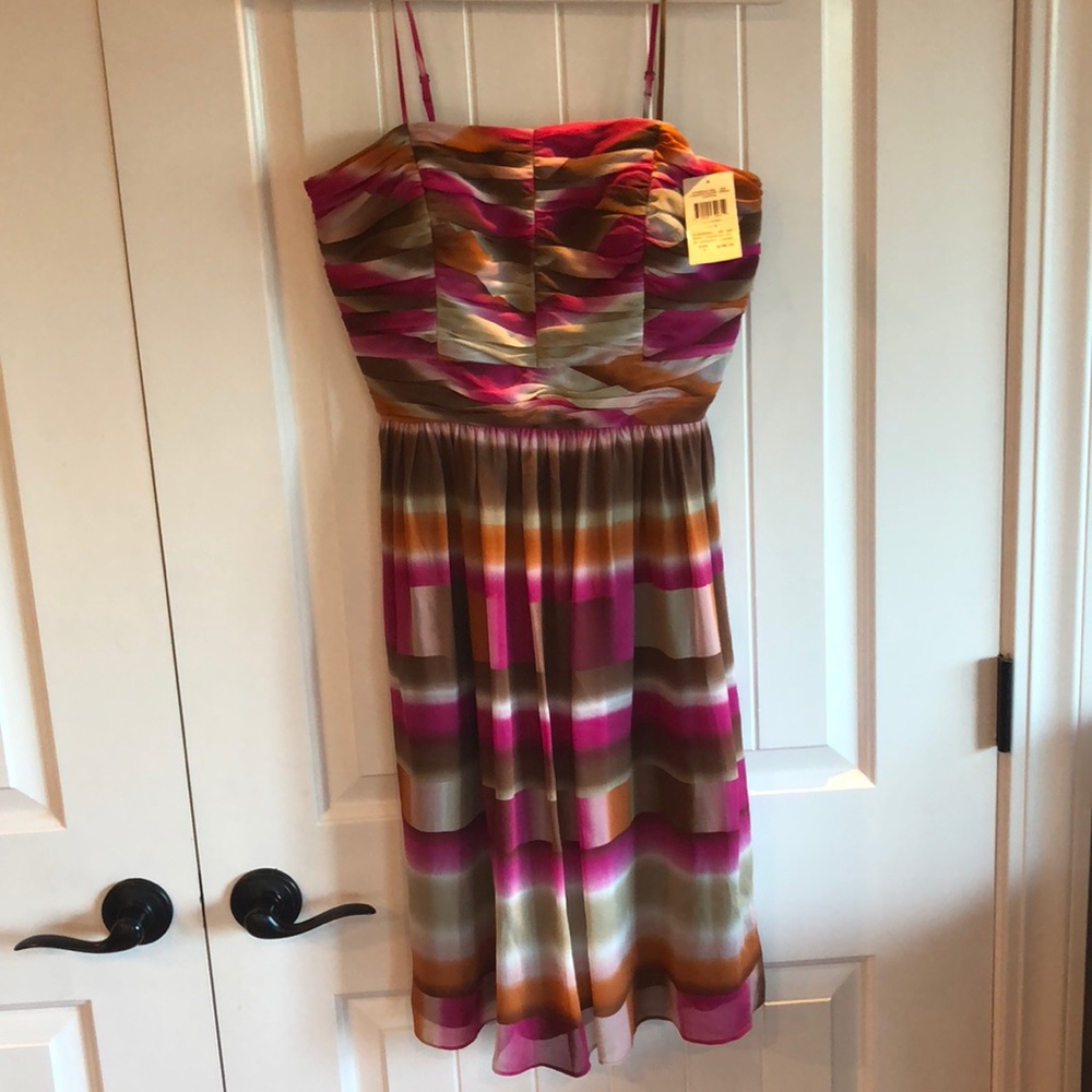 NWT - BCBG Lyndsay Strappy Dress Chiffon (reposh)